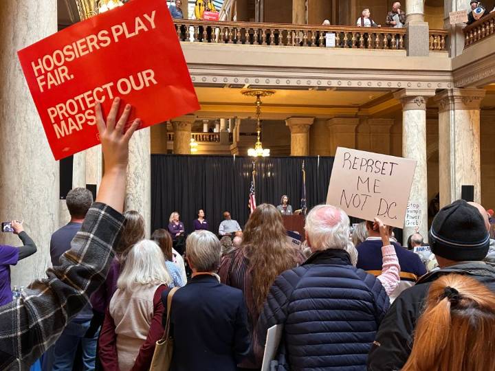 Critics of Redistricting Speak Their Mind at the Statehouse