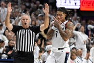How to watch college basketball free live stream today: No. 5 UConn Huskies vs. No. 21 Kansas Jayhawks