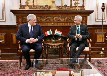 Tajani, Jaishankar review progress under India
