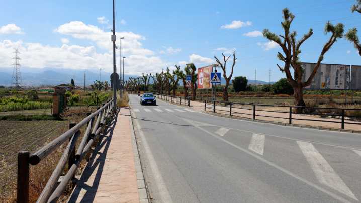 Reabierta al tráfico la Carretera de Híjar tras dos meses cortada por las obras del colector en Las Gabias