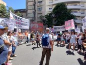 Importante movilización contra la reforma laboral y el ajuste de Llaryora