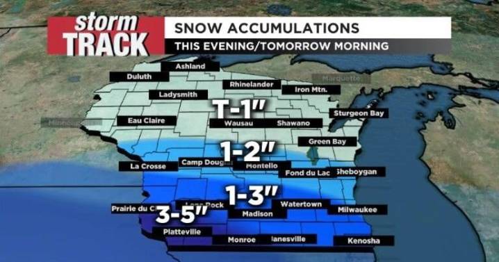 Continued Snow in Southern Wisconsin and Cold Temps on the Way