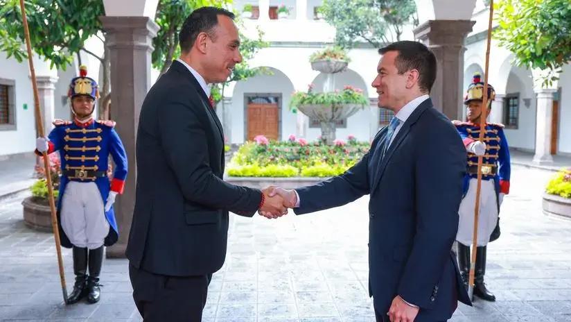 José Jerí y Daniel Noboa abordaron la lucha contra el crimen trasnacional y la minería ilegal en la frontera