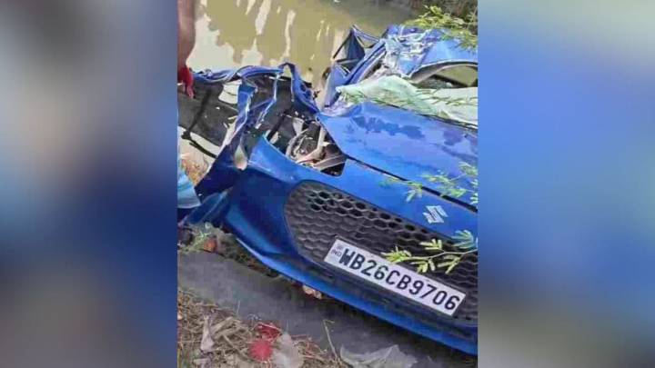 Sandeshkhali case key witness severely injured on way to court as truck hits car, kills son and driver