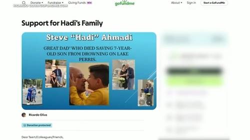 Hadi Ahmadi death: GoFundMe created for father who died while saving son from drowning in Lake Perris