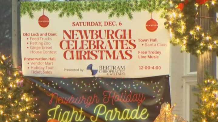 Holiday light parade lights up Newburgh