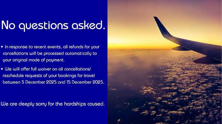 ‘No questions asked’: IndiGo offers full waiver on cancellations as crisis deepens
