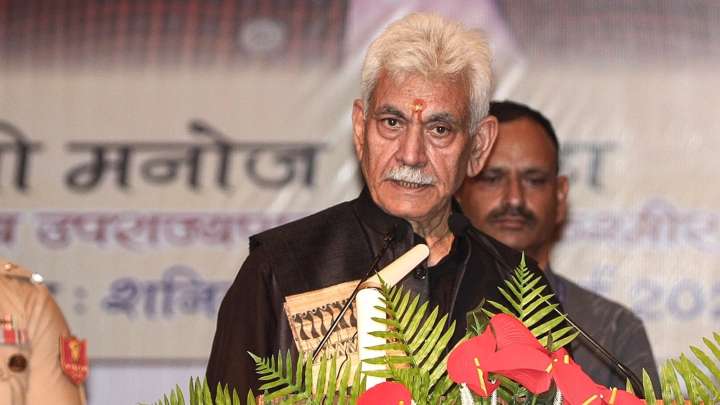 J&K Lieutenant Governor Manoj Sinha hails Savarkar’s vision, calls for ‘countering false narratives’