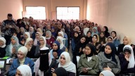 Palestinian students return to class at Gaza university