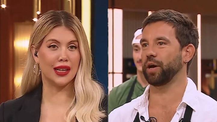 Wanda Nara descolocó a Cachete Sierra con una pregunta inesperada en MasterChef