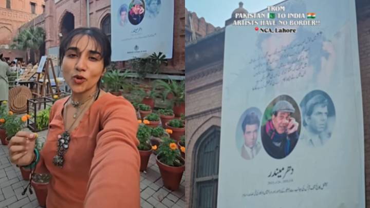 Pakistani artist shows how Lahore mourned Dharmendra’s death; says ‘art has no borders’ in viral video