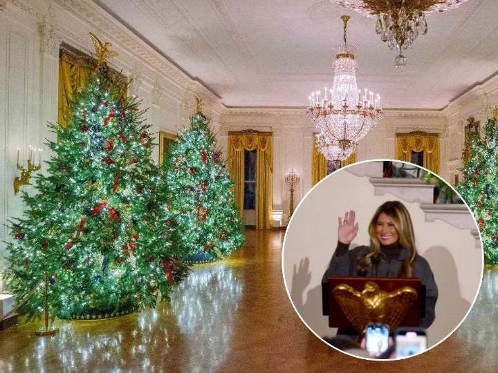 Decoración navideña de la Casa Blanca 2025