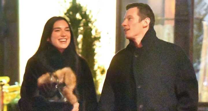 Dua Lipa Bundles Up in Fur Coat for Dinner Date with Callum Turner in NYC | Callum Turner, Dua Lipa