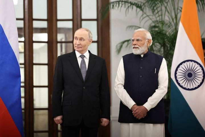 Putin and Modi agree to diversify trade, energy ties at Russia