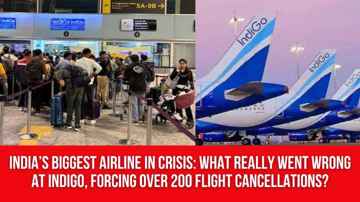 India’s Biggest Airline in Crisis: What Really Went Wrong at IndiGo, Forcing Over 200 Flight Cancellations?