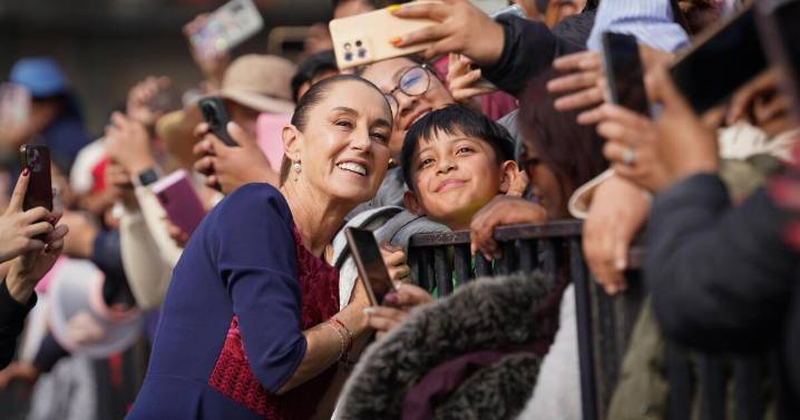 #EnImágenes | El mitin de Sheinbaum en el Zócalo por los 7 años de gobiernos morenistas