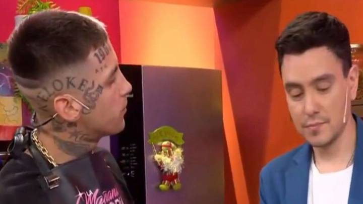 L-Gante encaró fuerte a un periodista en el programa de Moria Casán: "Me parecés un boludo"