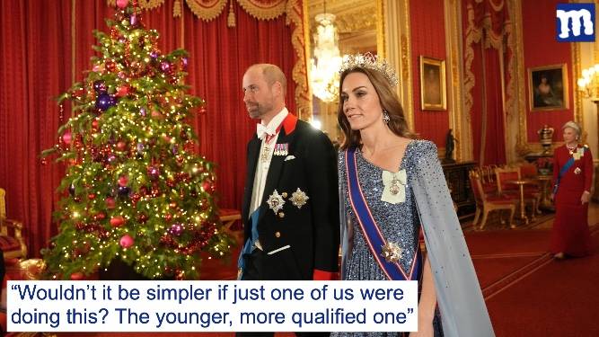 Kate dresses up as Queen to drop hint