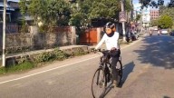Transgender activist cycles 3,000 km to call for peace in Manipur