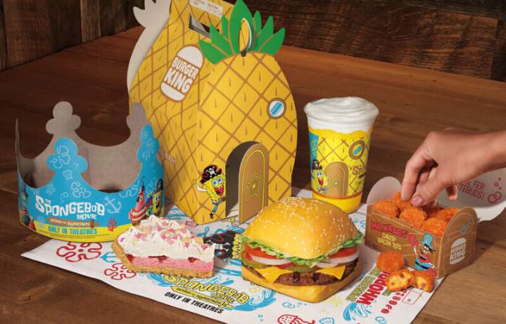 Burger King Introduces All-New SpongeBob Movie Menu