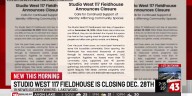 Studio West 117 Fieldhouse in Lakewood closing soon