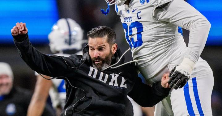 Duke beats No. 16 Virginia 27-20 in overtime for first outright ACC championship since 1962