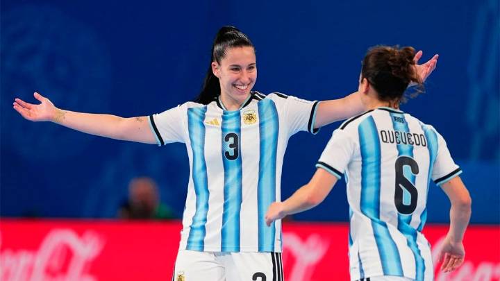 Argentina le ganó a Colombia y clasificó a las semifinales del Mundial femenino de Futsal