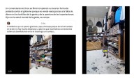 Es falso el video del supuesto comerciante de Once que destruye su local "porque no vende nada"
