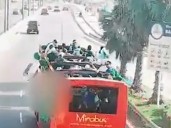 Momento exacto de la tragedia: cámara registra accidente que provocó muerte de hinchas de Palmeiras