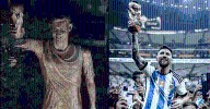 India homenajea a Lionel Messi a lo grande: Construyó imponente estatua del astro argentino