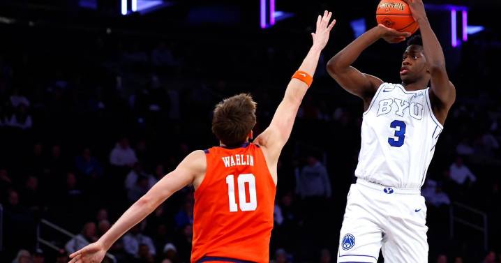 Wright hits game-winning 3, AJ Dybantsa scores 28 as No. 10 BYU beats Clemson 67