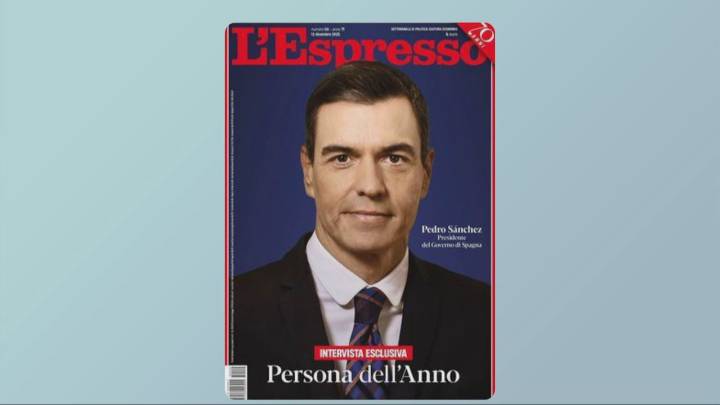 Pedro Sánchez, 'Persona del Año' según 'L'Espresso': elogios internacionales en medio de la tormenta política en España