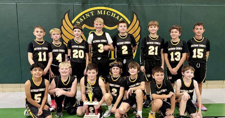 Putnam County fifth grade finish second at the Joe Kudrick Tournament