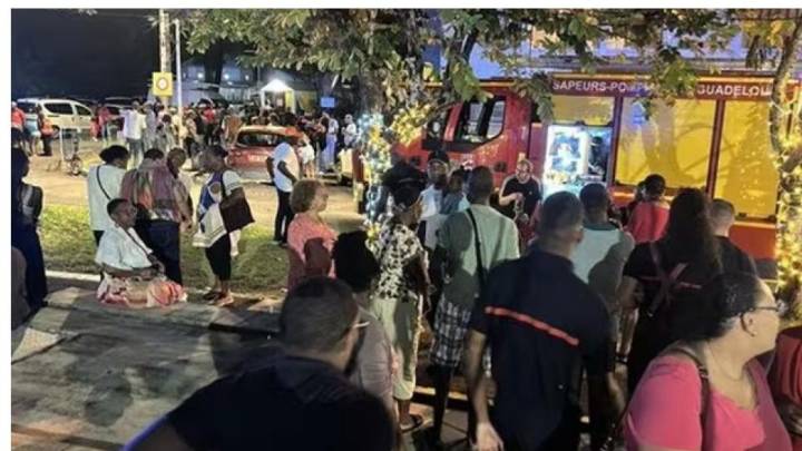 Car rammed into a Christmas gathering in Sainte