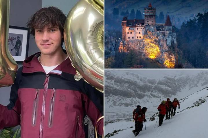 UK college student George Smyth goes missing near Dracula's castle during solo hike in Romania