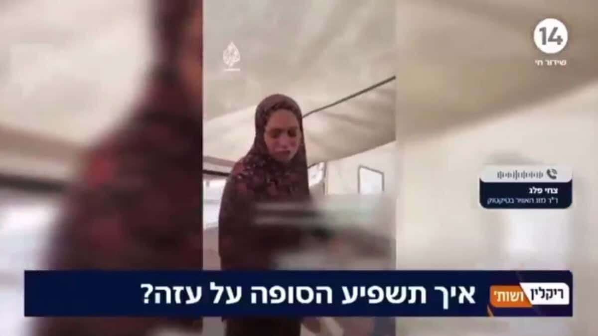 Israeli TV channel host mocks Gaza’s winter hardships