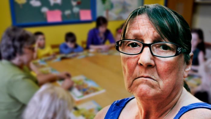 Sunday School Teacher Permanently Sticky