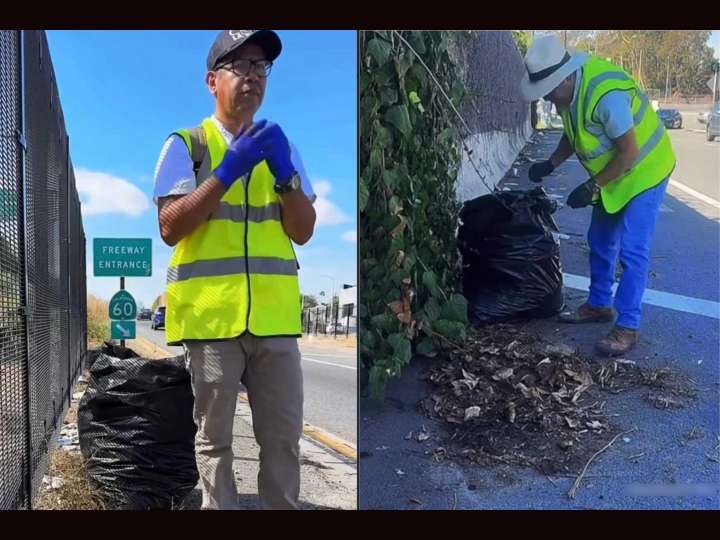 Juan Naula: la historia del hombre que decidió limpiar Los Ángeles, una calle a la vez