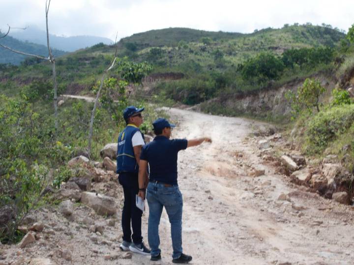 Recuperarán vías rurales afectadas por temporada de lluvias en La Guajira