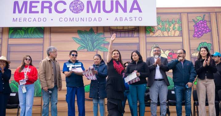 Clara Brugada encabeza entrega de 35 mil nuevos vales Mercomuna; suman 330 mil familias beneficiarias