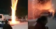 VIDEO: Explosión de pirotecnia deja cinco lesionados en León, Guanajuato