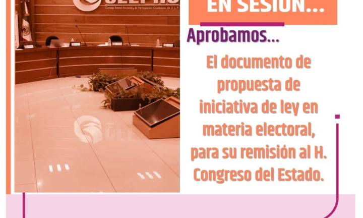 ¿Tocan mujeres? CEEPAC propone paridad total y alternancia en candidaturas