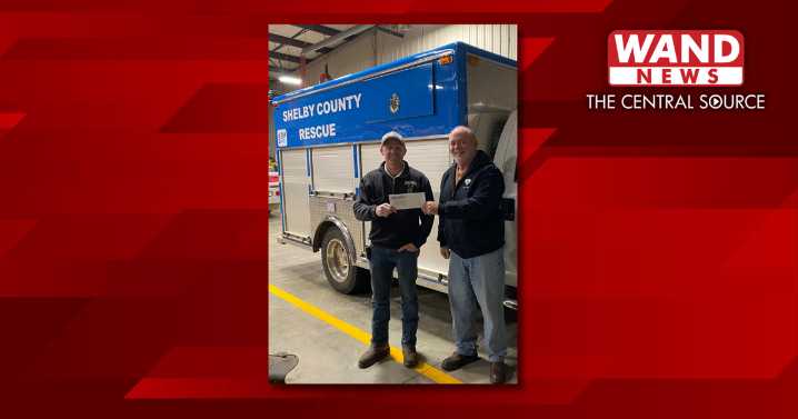 Cooperative donates $400 to Shelby County Rescue Squad