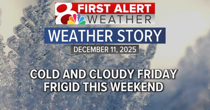 Forecast: Invasion of artic air this weekend