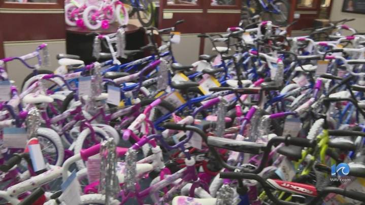 RW Towne Mortgage collect bicycles, toys for Hampton Roads children
