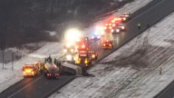 I-271 now open from Medina County into Summit County following tanker truck rollover crash, authorities say driver fell asleep