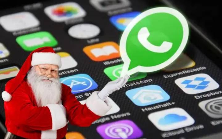 ¿Cómo activar el modo Santa Claus en WhatsApp?