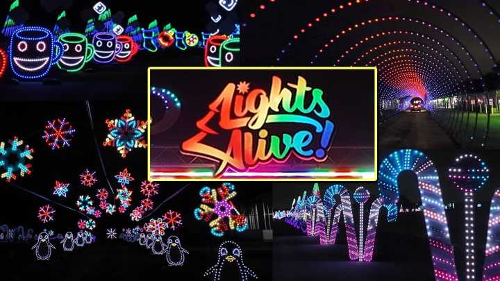 Drive through a mile of dancing Christmas lights at ‘Lights Alive!’ in Alamo Ranch