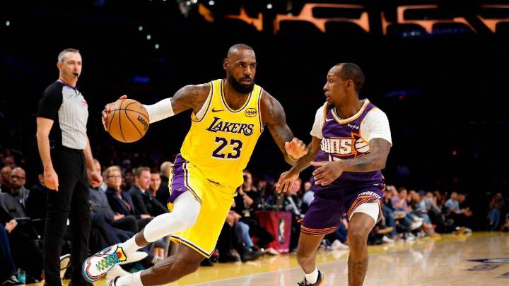 Los Phoenix Suns aplastan a los Lakers en una noche amarga para LeBron y Doncic