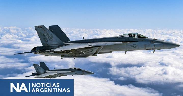 Dos aviones de combate F-18 de Estados Unidos ingresaron al espacio aéreo venezolano